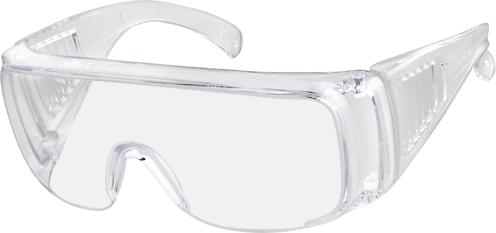 Zenni Protective Glasses / Goggles Translucent Plastic Frame, Eye Protection / Guard, Fit-Over Enabled