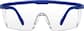 Front view of Protective Goggles A70180316 in Blue thumbnail