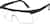 Angle view of Protective Goggles A70180521 in Black thumbnail
