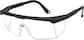 Angle view of Protective Goggles A70180521 in Black thumbnail