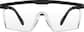 Front view of Protective Goggles A70180521 in Black thumbnail