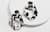Zebra Acetate Drop Earrings-angle-view-01 thumbnail