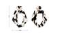 Zebra Acetate Drop Earrings-angle-view-04 thumbnail