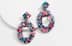 Acetate Drop Earrings A750000239 in Floral
