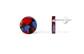 Fruit Punch Acetate Stud Earrings-angle-view-02 thumbnail