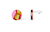 Rose Acetate Stud Earrings-angle-view-02 thumbnail