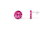 Pink Glitter Acetate Stud Earrings-angle-view-02 thumbnail