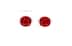 Acetate Stud Earrings A750000418 in Red Glitter