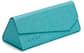 Zenni Teal Deluxe Tri-Fold Eyeglass Case-angle-view-01 thumbnail