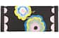 Black Floral Cynthia Rowley Tri-Fold Case & Cloth-angle-view-02 thumbnail