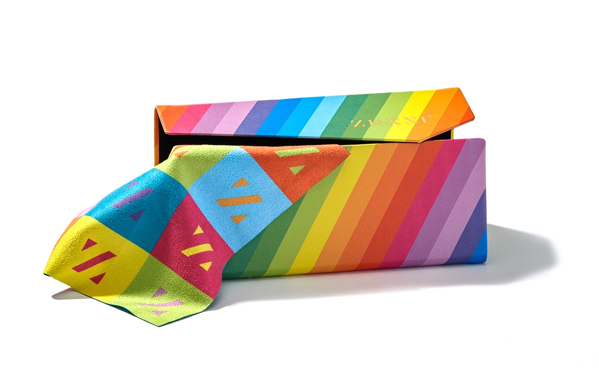 Rainbow Pride Tri-Fold Eyeglass Case-angle-view-03