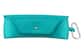 Zenni Teal Kids' Eyeglass Case with Carabiner-angle-view-01 thumbnail