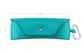 Zenni Teal Kids' Eyeglass Case with Carabiner-angle-view-03 thumbnail