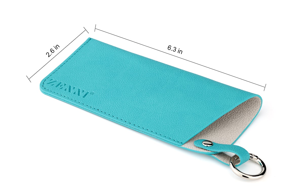 Green Pocket Clip-On Case with Keyring-angle-view-03