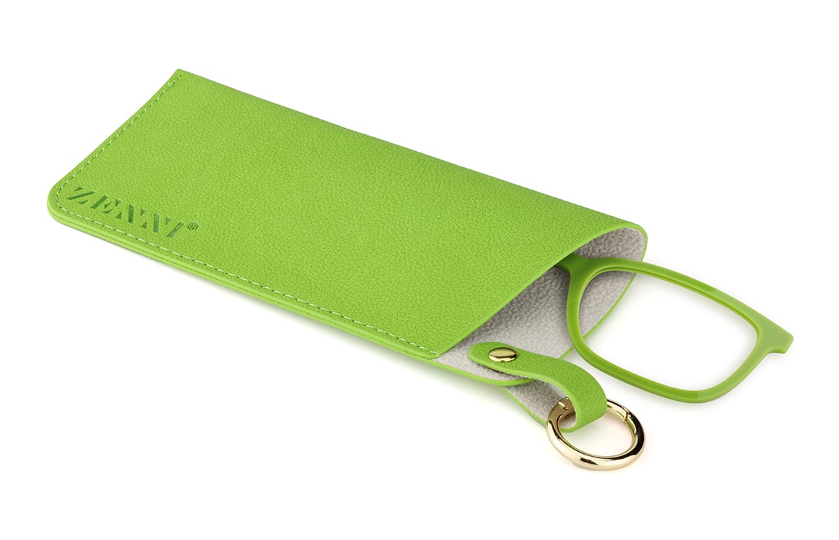 Green Pocket Clip-On Case with Keyring-angle-view-02