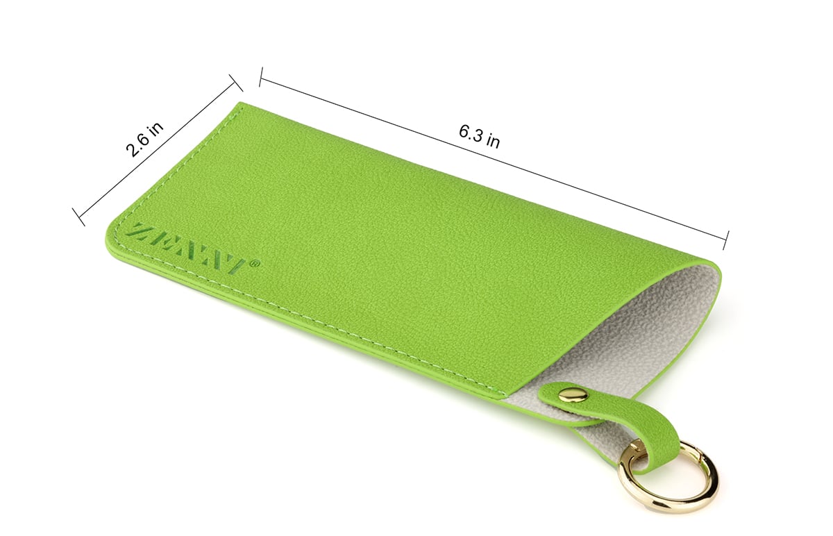 Green Pocket Clip-On Case with Keyring-angle-view-03