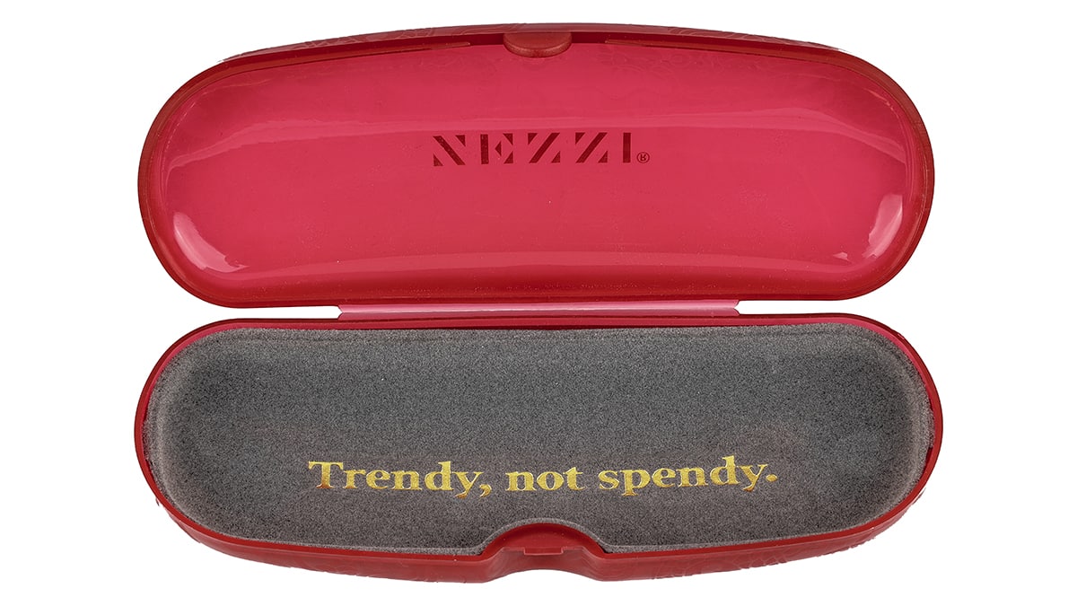 Red Lunar New Year Hard-Shell Eyeglass Case-angle-view-03