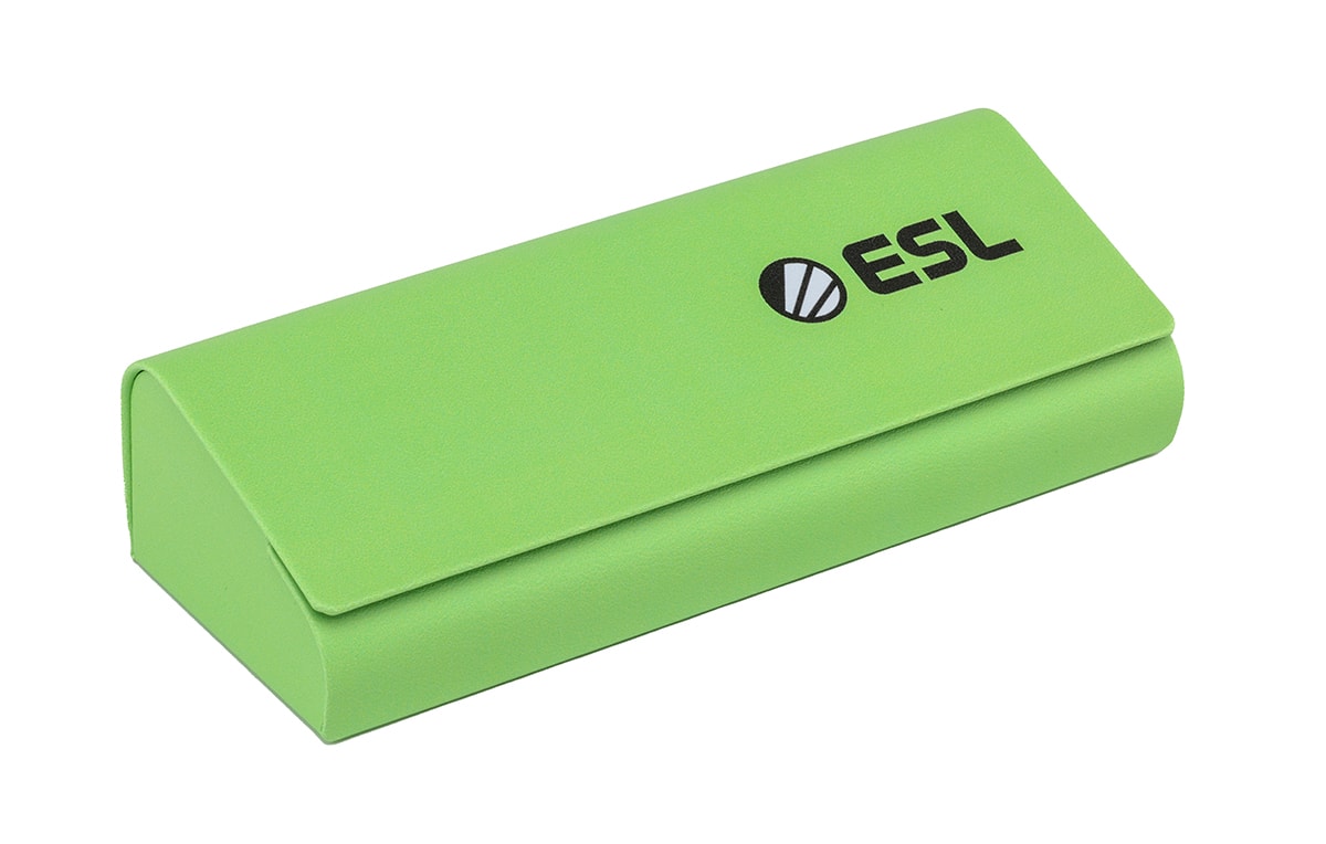 Green ESL X Zenni Case & Cloth-angle-view-01