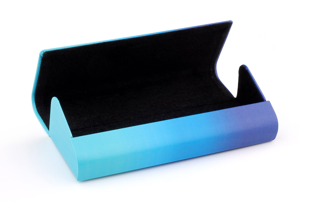 Blue Evo X Zenni Deluxe Eyewear Case-angle-view-02