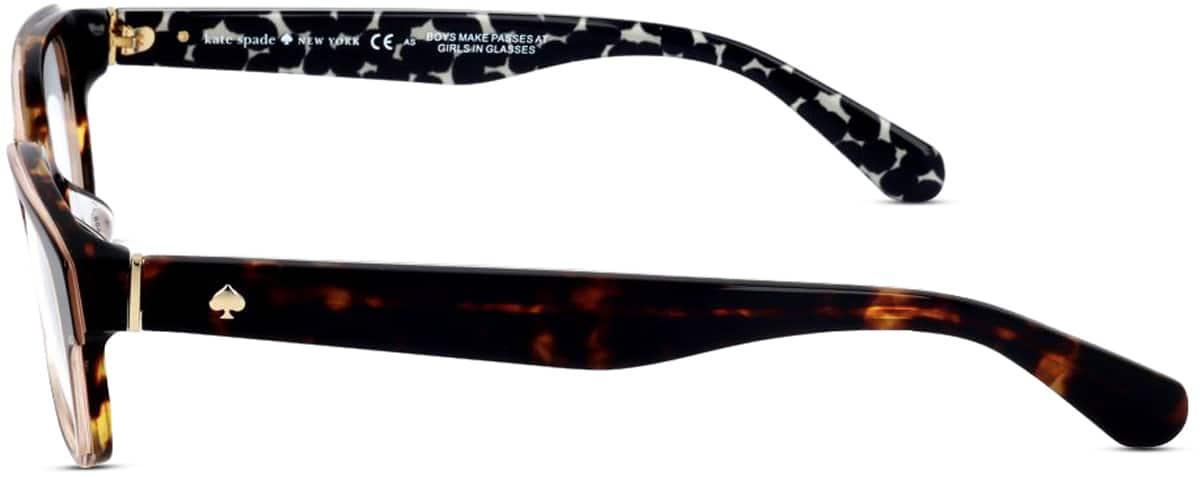 Side view of Kate Spade ABELINA ABELINA25 in Tortoiseshell