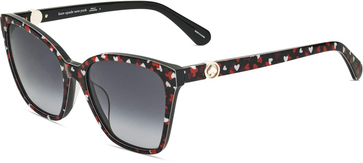 Angle view of Kate Spade KSPAMIYAHG AMIYAHG39 in Black Multi