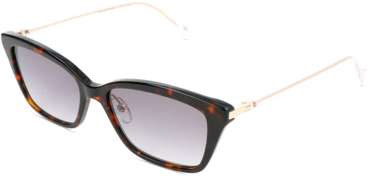 Angle view of Adidas AOK008 AOK00825 in Tortoiseshell