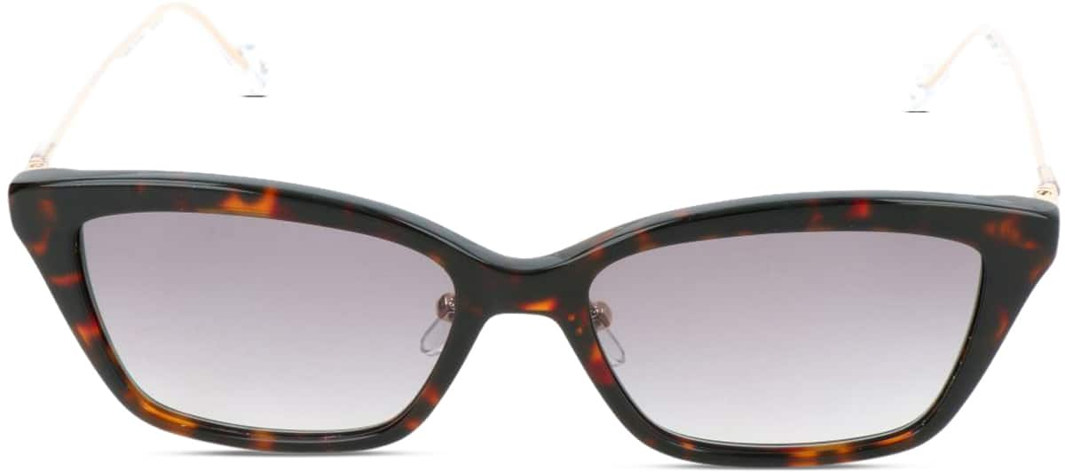 Front view of Adidas AOK008 AOK00825 in Tortoiseshell