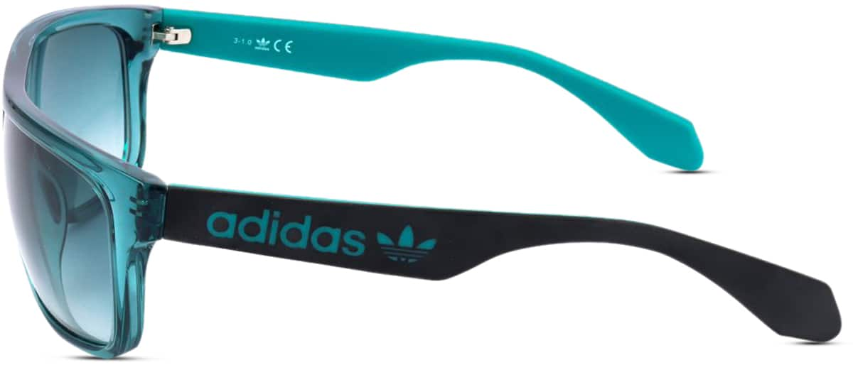 Side view of Adidas AOR0023 AOR002316 in Shiny teal