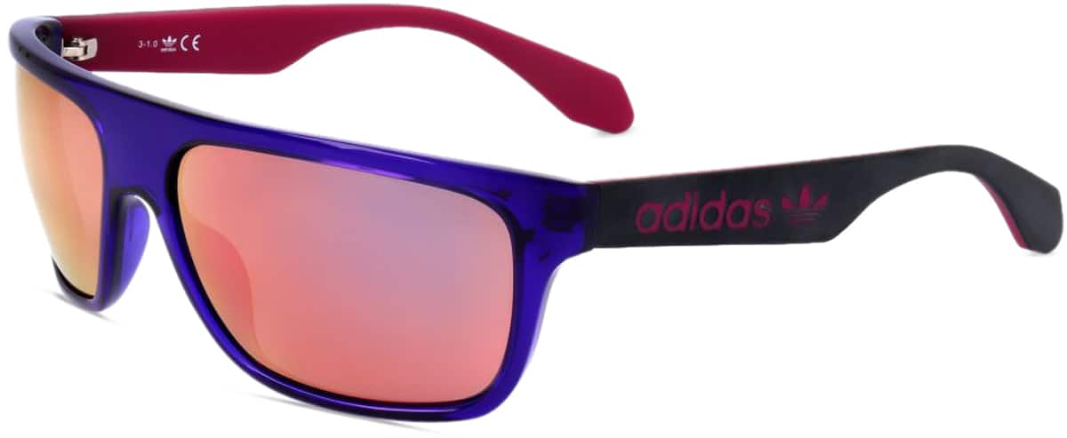 Angle view of Adidas AOR0023 AOR002317 in Shiny Violet