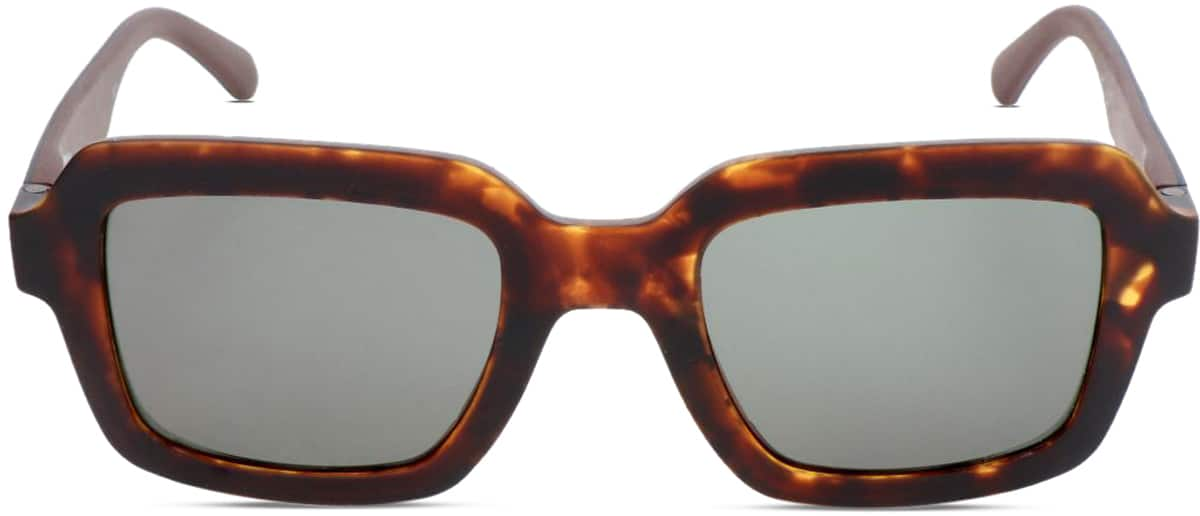 Front view of Adidas AOR021 AOR02125 in Tortoiseshell