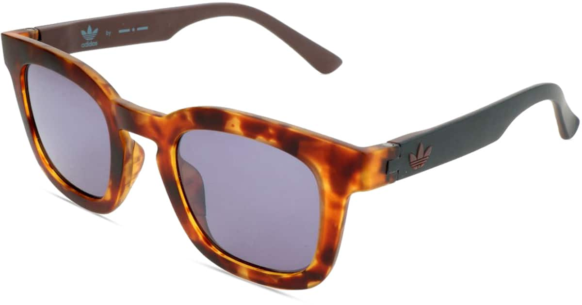 Angle view of Adidas AOR022 AOR02225 in Tortoiseshell