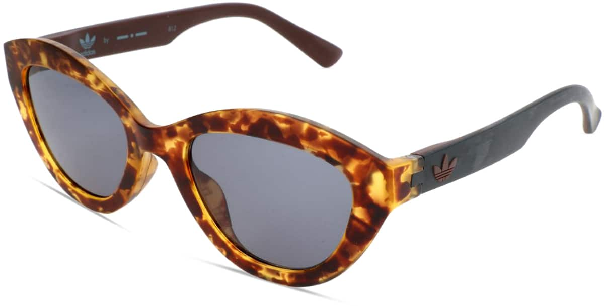 Angle view of Adidas AOR026 AOR02625 in Tortoiseshell