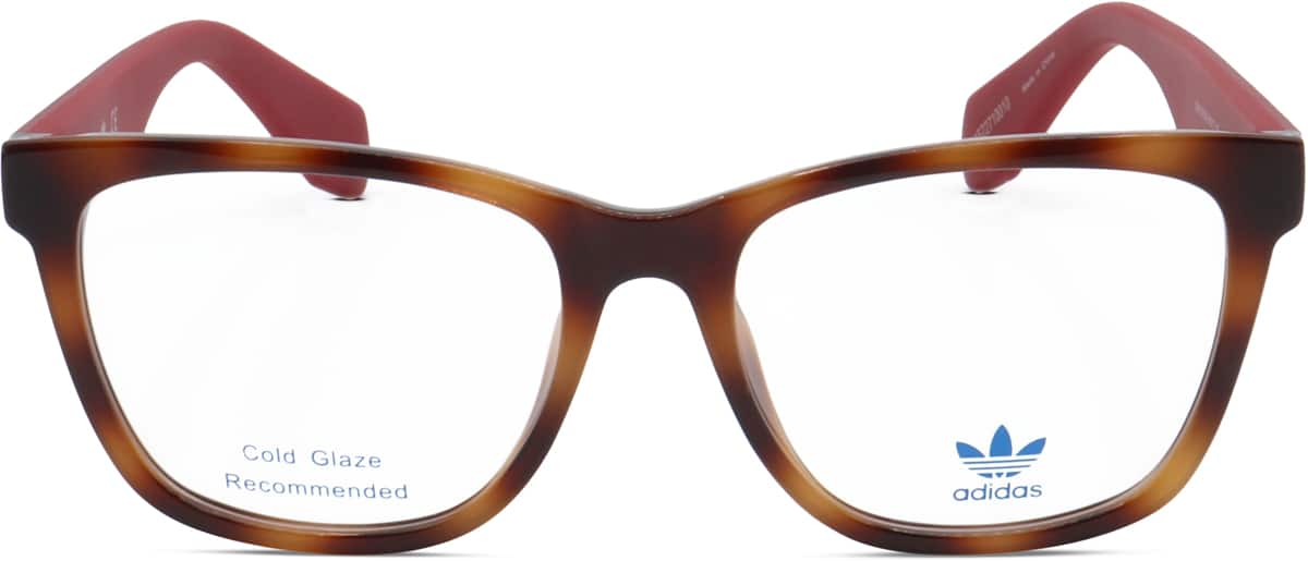 Front view of Adidas AOR5016 AOR501625 in Tortoiseshell