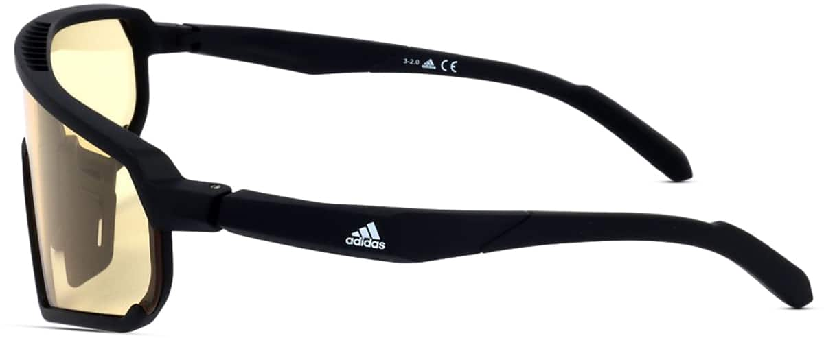 Side view of Adidas ASP0017 ASP001721 in Matte Black