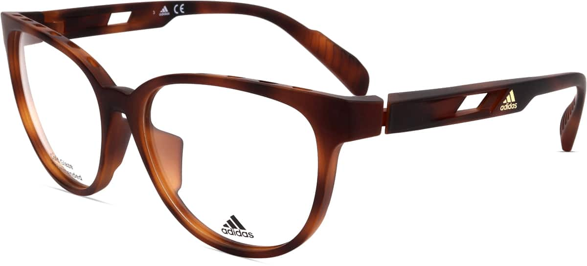 Angle view of Adidas ASP5001 ASP500115 in Dark Havana