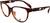 Angle view of Adidas ASP5001 ASP500115 in Dark Havana thumbnail