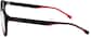Side view of Carrera CAR8878 CAR887801 in Matte Black and red thumbnail