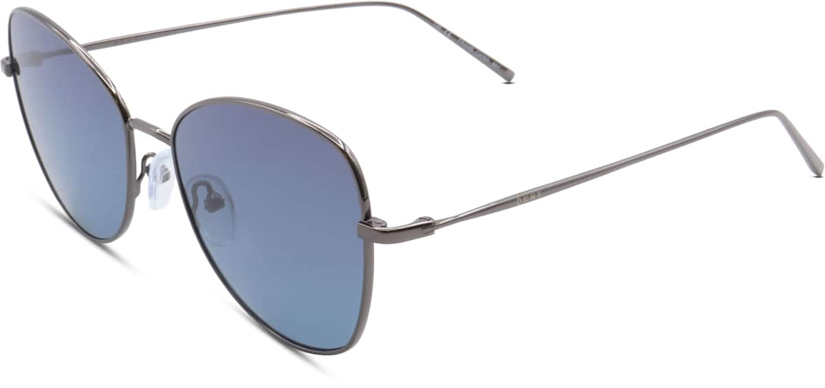 Angle view of Dkny DK104S DK104S21 in Gunmetal