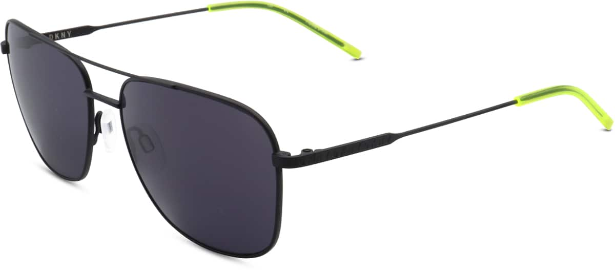 Angle view of Dkny DK113S DK113S21 in Black