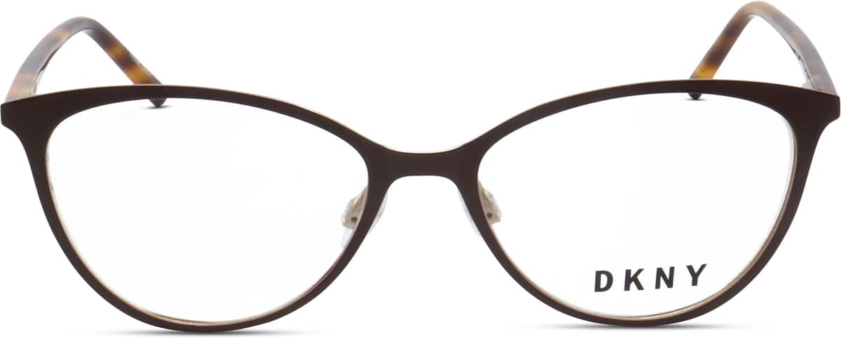 Front view of Dkny DK3001 DK300115 in Brown