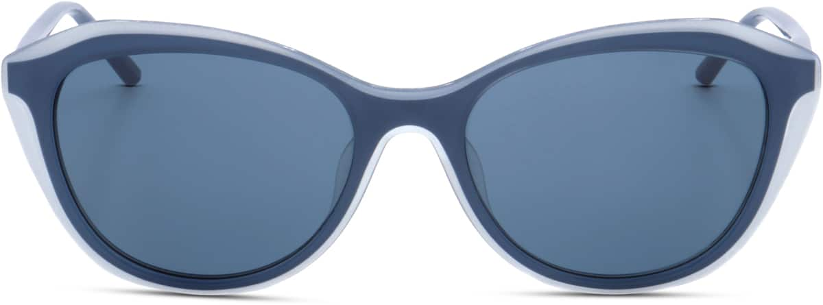 Front view of Dkny DK508S DK508S16 in Blue