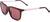 Angle view of DKNY DK510S DK510S18 in Burgundy thumbnail
