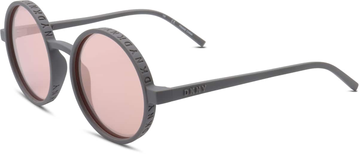 Angle view of Dkny DK519S DK519S12 in Gray