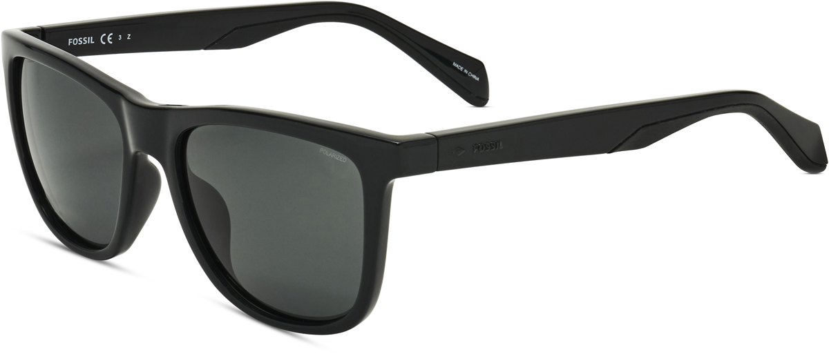 Fossil Fos 2114/G/S – Occhiali Da Sole Unisex In Acetato, Lenti Sfumate Marroni, Misura 54