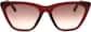 Front view of Fossil FOS3121 FOS312118 in Burgundy thumbnail