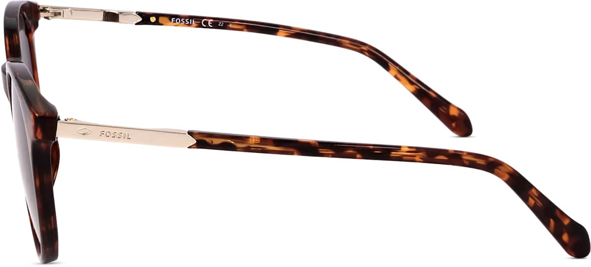 Side view of Fossil FOS3122 FOS312225 in Tortoiseshell