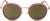 Front view of Guess GF0303 GF030319 in Pink thumbnail