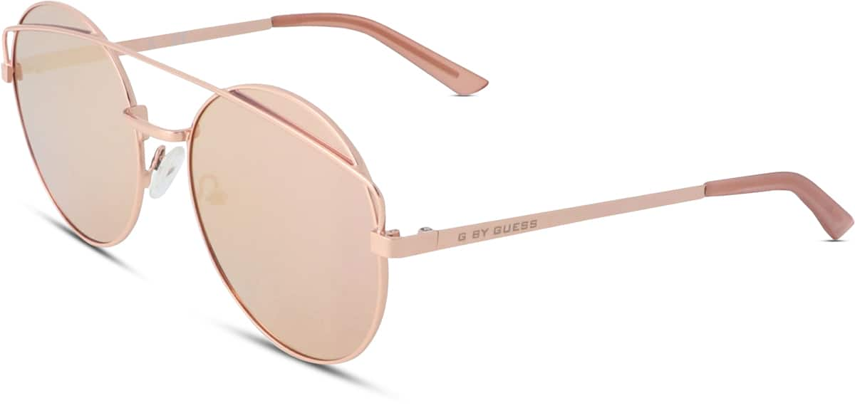 Angle view of Guess GG1151 GG115119 in Rose Gold