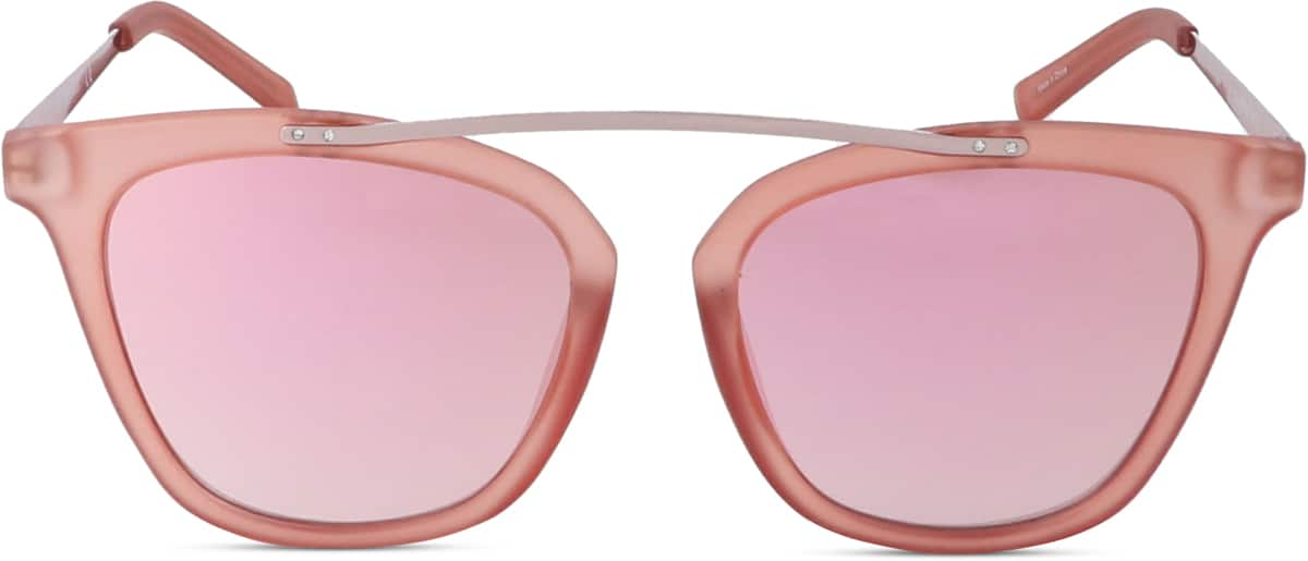 Front view of Guess GG1154 GG115419 in Matte Pink