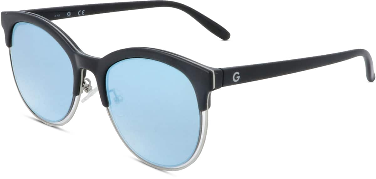 Angle view of Guess GG1159 GG115921 in Black